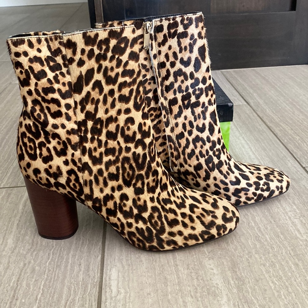 Sam Edelman Corra Leopard Boot size 10